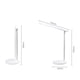 thumbnail image 2 of Lámpara de escritorio LED - Lámparas de mesa plegables, control táctil y puerto USB, lámpara de protección para los ojos Lámpara de mesa de ahorro de energía (negro 4w, 2 of 5