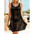 thumbnail image 4 of STARVNC Women V Neck Hollow Out Sleeveless Split Hem Coverup, 4 of 5