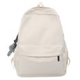 thumbnail image 1 of High School Bag Large Capacity Solid Color Travel Bag Senior High School Student Backpack for Girls, 1 of 7