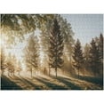 thumbnail image 3 of Forest Puzzle 500 Piece Jigsaw Puzzle, Wooden Jigsaw Nature Puzzles,20"x15" Large Puzzle,Premium Jigsaw Wooden Puzzle for Family Party Holiday, 3 of 8