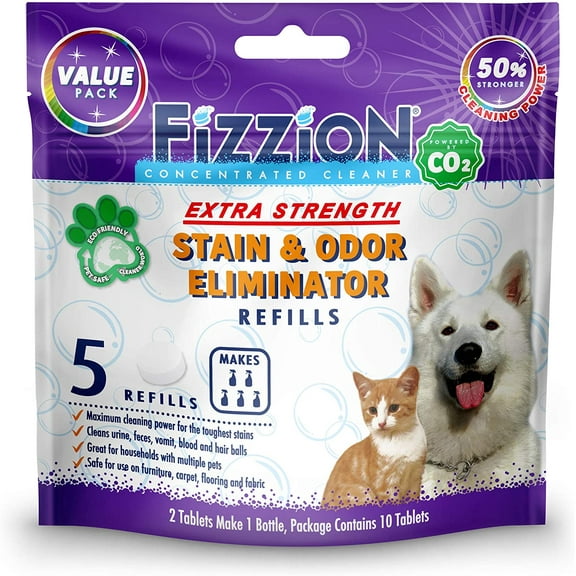 Pet Stain and Odor Extra Strength Eliminator (10 Tablets, Extra Strength)