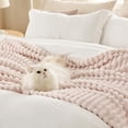 thumbnail image 4 of Manta Bedsure Crystal Pink Full GentleSoft Acogedora para cama, 4 of 7