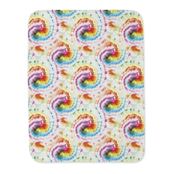 Tie Dye Swirl Pattern Blanket  -Image by Shutterstock,