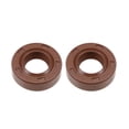 thumbnail image 1 of Sello de aceite 12mm Diámetro interior 22mm Diámetro exterior 7mm Grosor Caucho de flúor Doble labio sellador 2Pcs, 1 of 2