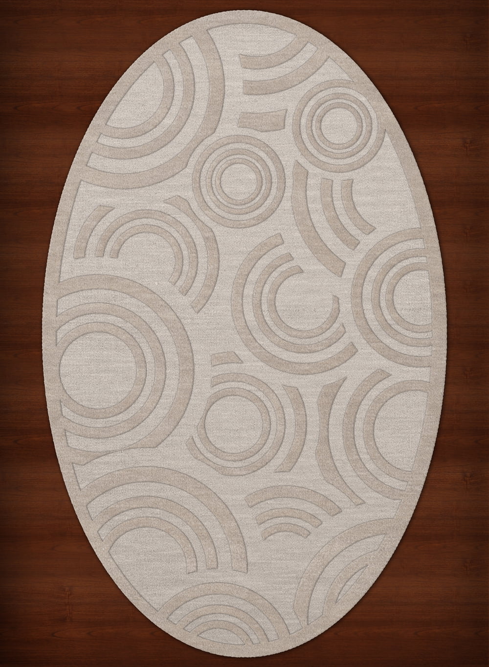 Dalyn Rugs Dover DV3 Rug Putty 6' x 9' Oval