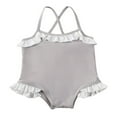 thumbnail image 1 of Toddler Baby Girls Strap Sleeveless Swimsuit, 1 of 4