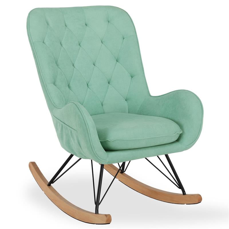 Baby Relax Echo Nursery Rocker Chair in Teal - Walmart.com - Walmart.com