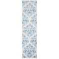 thumbnail image 3 of SAFAVIEH Martha Stewart Topher Floral Runner Rug, Cream/Blue, 2' x 8', 3 of 10
