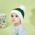 thumbnail image 5 of GRNSHTS Christmas Knitted Hat for Baby, Santa Hat for Kid Toddler Baby, Xmas Baby Knit Hat for Children, Soft Warm Baby Beanie Knit Hat Green,Age for 0-3 Years, 5 of 6
