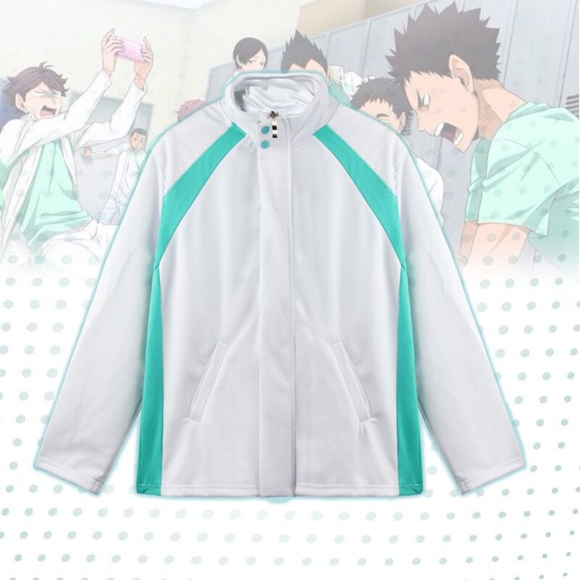 Anime Aoba Johsai High School Oikawa Tooru Volleibol Equipo Sportwear Cosplay Traje Jerseys UnisexnegroXXL Deng Xun unisex