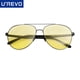 thumbnail image 3 of Gafas de Conducción UREVO para Día y Noche con Lentes Polarizados Amarillos, Antirreflejo HD, Aviador, Ideales para Hombres y Mujeres en Actividades al Aire Libre e Interiores., 3 of 7