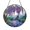 Acrylic 3.5 Inch, variant on Garden Pond with Flowing Blossoms Stained Glass Suncatcher – Decorative Window Art