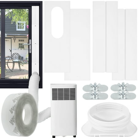 

Universal Air Conditioner Kit Portable AC Window Kit with Seal Panel 5 inches Coupler