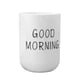 thumbnail image 4 of Cepillo de dientes de baño, taza circular, taza lisa, taza para pareja, taza para lavarse los dientes, buenos días, acrílico, sí y no para mujeres, tazas redondas, taza de cerámica sin asa de The, 4 of 5