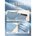 thumbnail image 5 of DOKOTOO Women's Maternity Jeans with Full Elastic Panel - High Waist Over The Belly Straight Leg Stretchy Pregnancy Jean Raw Hem Frayed Denim Pants, 5 of 11