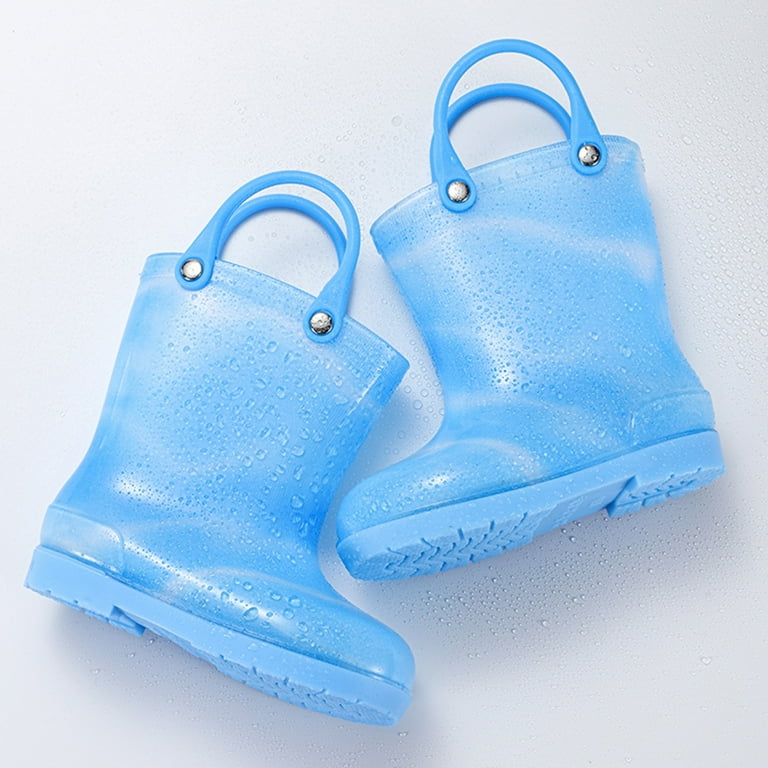 fuzzy rain boots