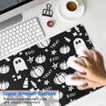 thumbnail image 4 of Long Mouse Pads for Desk,Halloween Ghost Pumpkin Pattern Desk Mats on Top Of Desks, Desk Mouse Pad Extra Large with 3mm Non-Slip Base and Stitched Edge for Gaming,Office,Work,Home 35.4x15.7in, 4 of 5