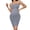 Blue, variant on Strapless Shapewear Slip for Women Tummy Control Body Shaper Under Dress Full Slip Lingerie