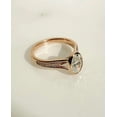 thumbnail image 3 of vylahjewellery Promise Ring for Her Minimalist Moissanite Diamond Engagement Ring Bezel Oval Shape Birthday Gift Ring 14K Vermeil Yellow Gold Split Shank Wedding Ring, 3 of 7