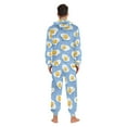 thumbnail image 4 of FORMRS Onesies Pajama for Adults Unisex Hoodie Winter Jumpsuit One Piece Sleepwear, Sizes S-2XL, Playful Fried Eggs, 4 of 7
