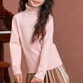 thumbnail image 2 of Diufon Little Kids Sweaters Toddler Baby Boys Girls Turtleneck Long Sleeve Thickened Warm Pullover Knitwear, 2 of 3