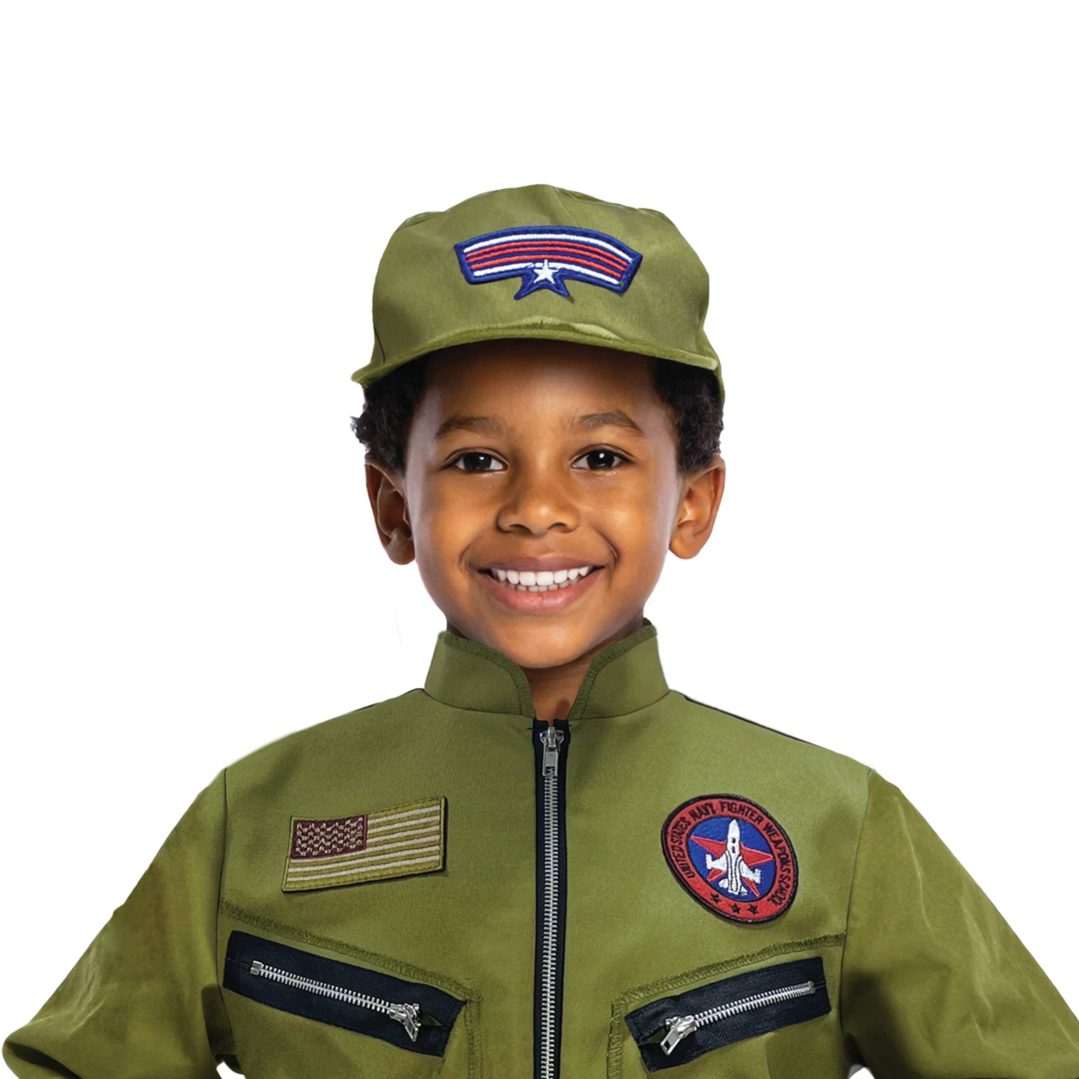Fighter Pilot Halloween Costume for Children, Boy's Size S (6/6x), by Way to Celebrate