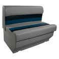 thumbnail image 2 of Horizon Manufacturing Premium Pontoon Furniture Set 3 PC Premium 026 ABDK Gray/Navy/Blue, 2 of 3