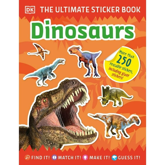 The Ultimate Sticker Book Dinosaurs (Paperback)