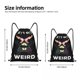 thumbnail image 4 of Mochila con cordón Let's Get Weird Gravity Falls Bill Cipher, bolsa de deporte para gimnasio, bolsa de cuerdas para hacer ejercicio, 4 of 5