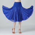 thumbnail image 2 of EHRWE Women's Skirt Womens Large Swing Half Skirt Lace Dance Skirt Ballroom Practice Skirt Performance Skirt Carnival Festival Skirts for Women, 2 of 5