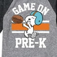 thumbnail image 3 of Peanuts - Game On Pre-K - Toddler And Youth Raglan Graphic T-Shirt, 3 of 6