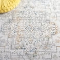 thumbnail image 6 of SAFAVIEH Bel Air Ezra Oriental Polyester Area Rug, Ivory/Gray, 5'5" x 7'7", 6 of 11