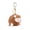 Brown, variant on Lying Posture Sheep Plush Toy, Soft Stuffed Lamb Accessory, Decorative Animal Charm for Backpacks, Miniature Fluffy Sheep Figure, Home Ornament, Gray