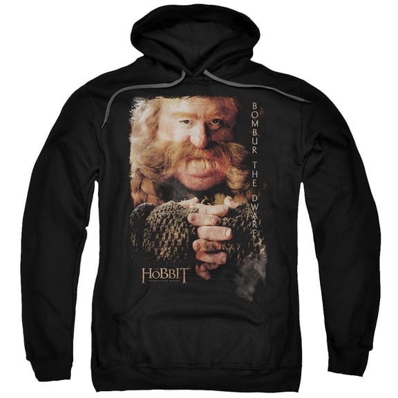 The Hobbit Bombur Adult Pullover Hoodie Sweatshirt Black