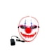 thumbnail image 1 of Disfraz de cosplay de PVC luminoso con forma de máscara de payaso, LED, para H, 1 of 2