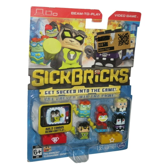 Sick Bricks Double Pack Theme Heroes vs Hollywood Mini Figure Set 5-Pack