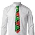 thumbnail image 2 of Men'S Saint Kitts And Nevis Flag Tie Fashion Causal Printed Necktie, 2 of 7