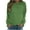 Army Green, variant on VANLOFE Women's Solid Color Long Sleeve Sweatshirt Crewneck Sweatshirt for Women Women's Soft Trendy Army Green Sweatshirt 2XL