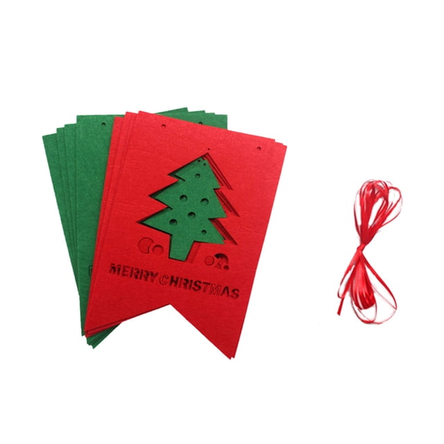 Yuarrent Guirnalda de tela de primera calidad para fiestas, ideal para cualquier ocasión. Pancarta decorativa para fiestas. Kits de decoración para fiestas multicolor Árbol hueco