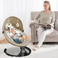 thumbnail image 5 of KIDSVIEW Baby Swing for Infants, Electric Baby Bouncer with 5 Speeds, Portable Baby Rocker for Indoor and Outdoor, Bluetooth Remote Control, 5 of 7