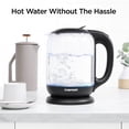 thumbnail image 4 of Chefman 1.7 Liter Cordless Electric Kettle with Easy Fill Removable Lid and LED Indicator, Black, 4 of 10