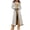 Beige, variant on Women Winter Coat Soft Long Sleeve Solid Boho Casual Loose Collared Button Cardigan Warm Outerwear Fashion Jacket Beige M