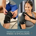 thumbnail image 6 of LifePro BioRecover Go – Portable Red Light & Infrared Knee Wrap with Heat & Vibration – Cordless Joint Comfort Sleeve - Black for Knee, Shoulder, and Elbow – 3000mAh Rechargeable Wellness Brace, 6 of 8