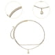 thumbnail image 5 of Cadena para cintura para mujer, cadena corporal, cinturón, joyería de , accesorios decorativos, elegancia, cadenas para vientre en dorado, 5 of 6