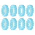 thumbnail image 1 of Unique Bargains Housse de Roues de Valise, Ensemble de 8 Housses en Silicone pour Roues de Bagage Cabine, Housses de Roues de Valise, Bleu Pâle, 1 of 7