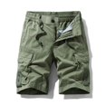 thumbnail image 2 of Mens Cargo Shorts Elastic Waist Work Shorts Relaxed Fit Casual Summer Hiking Shorts with Multi Pockets Size 30-40, 2 of 9