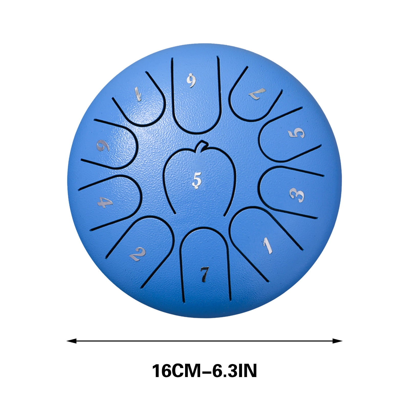 kcavykas Interactive Toys 6-Inch 11-Note Outdoor Steel Tongue Drum – Create Harmonious Music in Your Garden with This Outdoor Instrument
