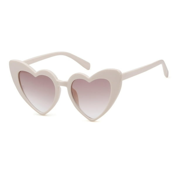 Clout Goggle Heart Sunglasses Vintage Cat Eye Mod Style Retro Kurt