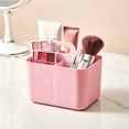 thumbnail image 3 of JWZZYD Multiuse Caddy Organizer with Handle, Portable Divided Plastic Tote Bin, Stationary Pen Marker Crayons Supplies Storage - Bathroom, Classroom, Office, Desk Holder(Pink), 3 of 6