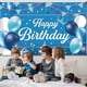 thumbnail image 5 of Birthday Backdrop Banner, Happy Birthday Backdrop Party Decorations For Kids Adults, Extra Large Birthday Backdrop And Door Banner Decorations1pcsblue, 5 of 5